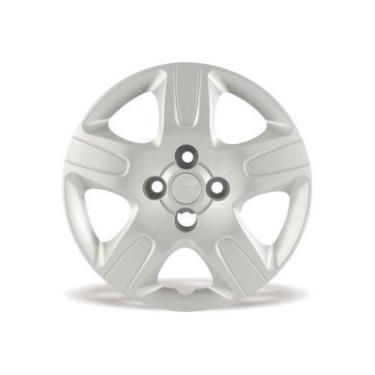Imagem de 4x Calota Strada 13/ Aro 14 polegadas Parafuso Cubo Alto Emblema Fiat 