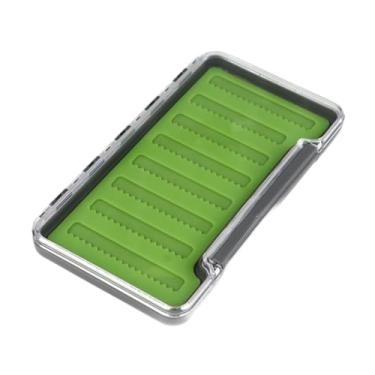 Imagem de Fenteer Caixa de pesca com mosca à prova d'água, tampa transparente, equipamento, estojo à prova d'água, B, L