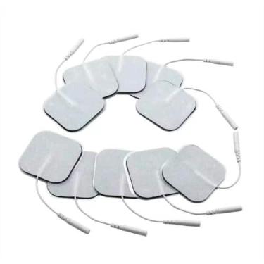 Imagem de Eletrodo Adesivo 5x5 TENS/FES Fisioterapia Tensão Massagem Auto Adesiv