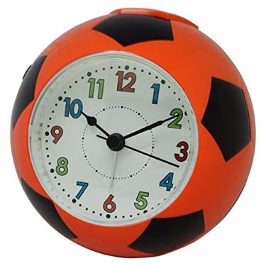 Imagem de Despertador quarto bola de futebol despertador, despertador alto e compacto para quarto, relógio de mesa de estudante, despertador digital fácil de definir para crianças relógio de mesa relógio de