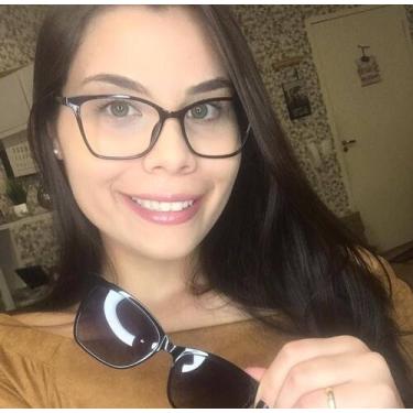 Imagem de Armação Óculos Grau Clipon Feminino 2 em 1 Texas Preto - Palas Eyewear