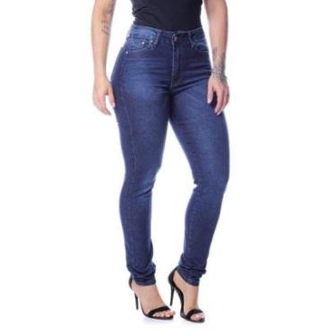 Imagem de Calça Jeans Vilejack Elastano Skinny Cós Médio Feminina-Feminino