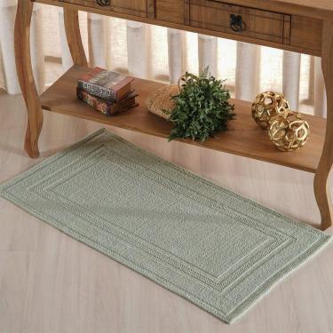 Imagem de Tapete Nobile Jacquard 100% Algodão 1300g/m² 50x100cm Erva Doce