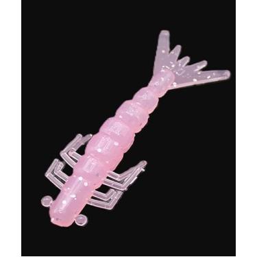 Imagem de Game Reaper Isca de água salgada de plástico macio Baits Butch de 12 cm, imitação realista de camarão para solha, truta salpicada, tambor vermelho, snook striper e cabeça de baixo preto