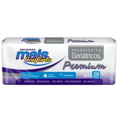 Imagem de Absorvente Geriátrico Premium Mais Conforto - 20 unidades