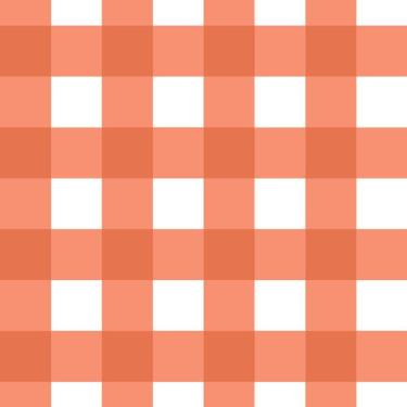 Imagem de Papel De Parede Doce Estilo Xadrez Laranja 82069