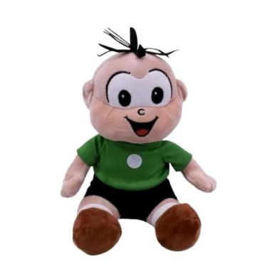 Imagem de Cebolinha De Pelúcia Sentada - Turma Da Mônica - 26Cm