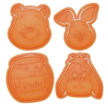 Imagem de Cortador Biscoito Molde Forma Ursinho Poo Marcador Carimbo Pasta Ameri