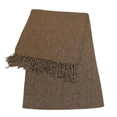 Imagem de Manta Para Sofá Luxo Gigante 2,40 X 1,80 (MARROM BROWNIE MESCLADA)