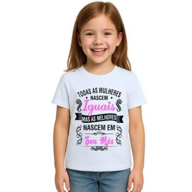 Imagem de Camiseta Mulheres Melhores Nascem Em Personalizada - Use P4, Branco, I