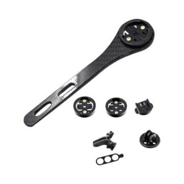 Imagem de Suporte De Fibra De Carbono Para Ciclocomputador Garmin, Cateye, Bryto