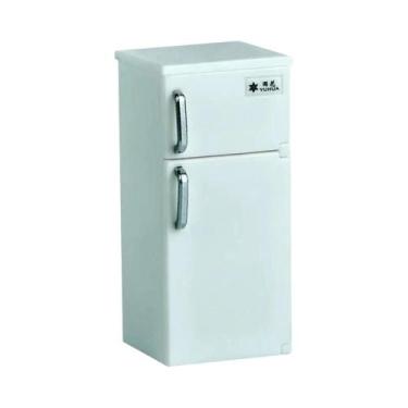 Imagem de Modelo De Geladeira Retrô Miniatura Para Boneca Blyth, Eletrodoméstico