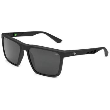 Imagem de Óculos De Sol Mormaii Madri Preto Fosco Cinza M0095 A1401-57