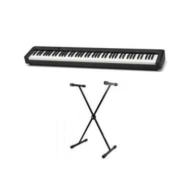 Imagem de Piano Digital Casio Cdp-s110 Bk 88 Teclas + Suporte em X