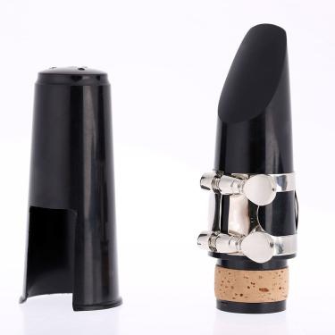 Imagem de Boquilha para Clarinete Massa da Boa Completa com Tampa e Braçadeira de Metal 1 Unidade