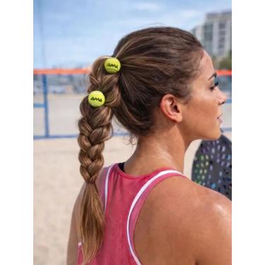 Imagem de 02un Lacinho Amasport Elástico Cabelo Xuxinha Beach Tennis