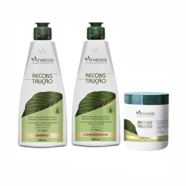 Imagem de Reconstrução Shampoo Condicionador Mascara 500g Arvensis