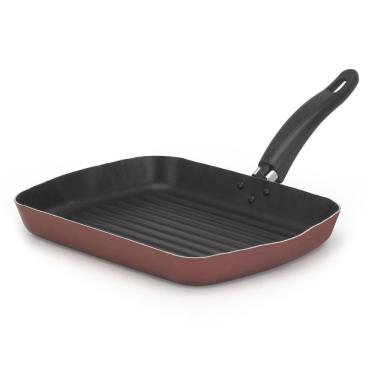 Imagem de Frigideira Bifeteira Grill Antiaderente Ipanema Cereja