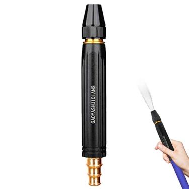 Imagem de Bocal de Mangueira de Alta Pressão, Pulverizador de alta pressão, Pulverizador de bico de mangueira de água para rega manual de plantas e gramado lavagem de carros pátio e animais de estimação Generic