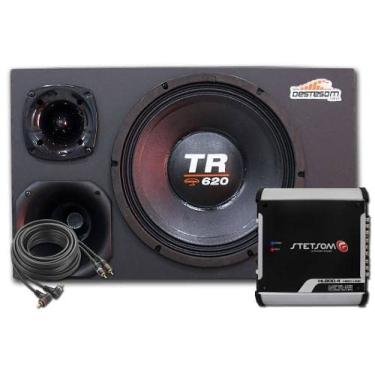 Imagem de Caixa Trio Carro Falante Woofer 12 Triton 620 Stetsom Hl-800