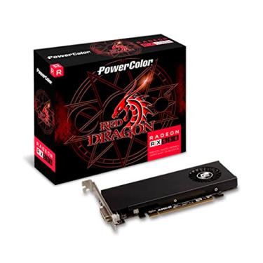 Imagem de GPU AMD RX550 4GB LP RED DRAGON POWER COLOR AXRX550 4GBD5-HLE 1A1-G003