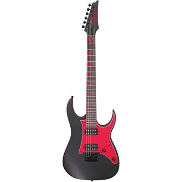Imagem de Ibanez GRG Guitarra elétrica de corpo sólido com 6 cordas, direita, preto plano, completo (GRG131DXBKF)