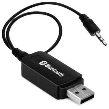 Imagem de Receptor Bluetooth Adaptador P2 Audio Usb Carro Musica