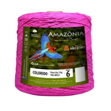 Imagem de Barbante Amazonia 2kg Fio 6 Crochê Tricô