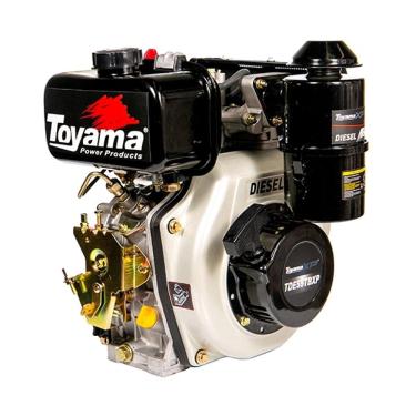 Imagem de Motor Diesel Toyama Refrigerado à Ar 5.5hp 247cc para Motocultivador eixo 1" Multiuso Partida Manual Tde55tb-xp