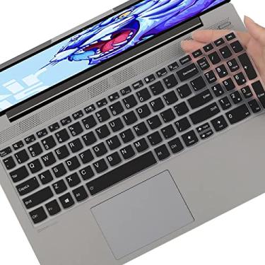 Imagem de Capa de teclado para Lenovo V15 G5 G4 G3 Gen 2 39.6 cm, Lenovo IdeaPad 1/IdeaPad 1i 39.6 cm, IdeaPad 5 Slim/IdeaPad 5i Slim 40.6 cm, New Lenovo IdeaPad 1 15IGL7 15ADAA. 07 15 IAU7 15ALC7 15IJL71-BK