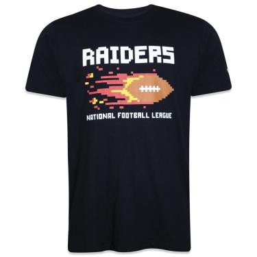 Imagem de CAMISETA REGULAR NFL LAS VEGAS RAIDERS TECNOLOGIC MANGA CURTA PRETA PRETO NEW ERA-Masculino