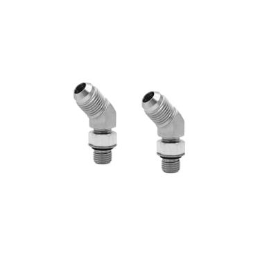 Imagem de BEITERSTOE (Pacote com 2) 6802-06-04-NWO Adaptador de Mangueira Hidráulica Encaixe 3/20.3 cm Macho JIC 37° Flare(9/40.6 cm-18UNF) × 1/10.2 cm Macho Porca Ajustável O-Ring Boss(7/40.6 cm-20UNF)