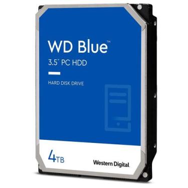 Imagem de HD WD 4TB Blue SATA 5400RPM 256MB 3,5" Western Digital Desktop - WD40E