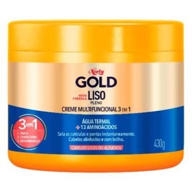 Imagem de Creme Multifuncional 3 em 1 Niely Gold Liso Pleno Água Termal + 13 Ami