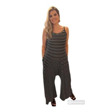 Imagem de Macacao pantalona com bolso  - MALUKAKA, Branco, P