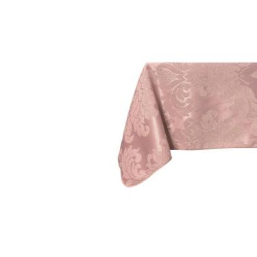 Imagem de Toalha de Mesa Retangular Jacquard - MUMUDECOR, 147 ROSE, 1,40 X 2,20