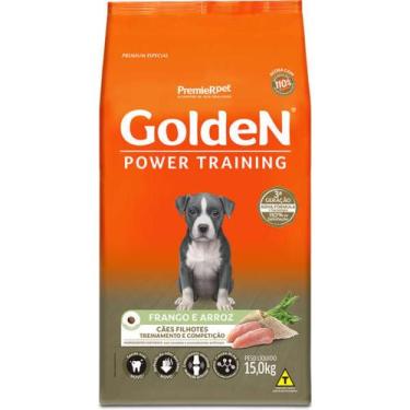 Imagem de Golden Power Training Filhote para Cães Sabor Frango e Arroz - 15kg