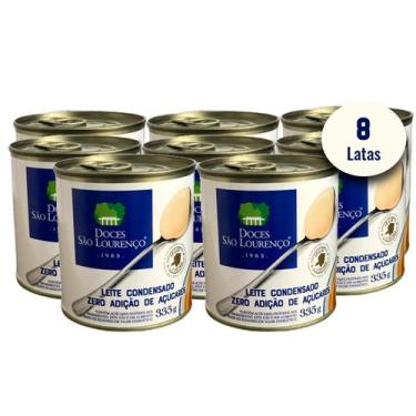 Imagem de Leite Condensado Diet São Lourenco 335G (8 Latas) - São Lourenço