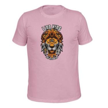 Imagem de Camiseta Plus Size T-Shirt Malha 30.1 Lion King - Surprass, Rosa, G5
