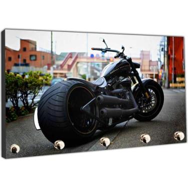 Imagem de Porta Chaves Motos Motocicleta Vintage Retrô Organizador Chaveiro - Vi