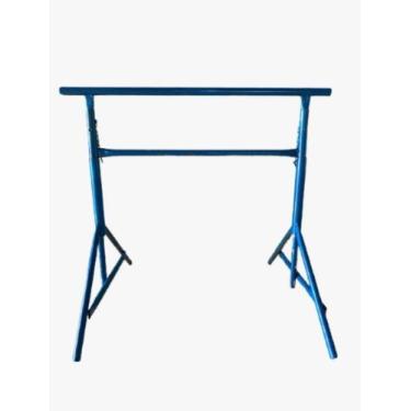 Imagem de Kit 2 Cavaletes De Ferro Regulável - Cavaletes Neide