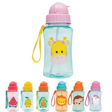 Imagem de Garrafinha Animal Fun e Frutti 400 ml Sucos Chás Água Infantil Buba, G