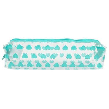 Imagem de Estojo Porta Objeto Coração Transparente - Interponte / WX Gift, Verde