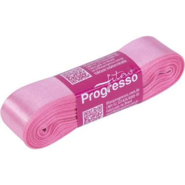 Imagem de Fita de Cetim 22MM 10M Rosa Escuro 240 - Fitas Progresso