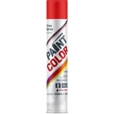 Imagem de Tinta SPRAY Paintcolor 400ML Vermelho 200G - Baston