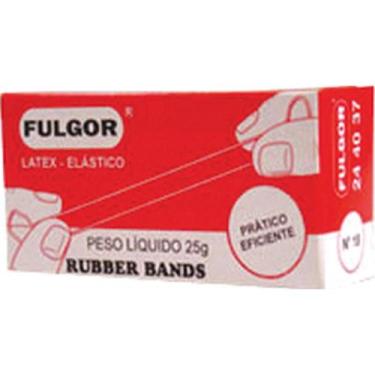 Imagem de Elástico Látex Fino Chinês N18 Caixa com 25G - Fulgor