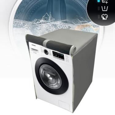 Imagem de Capa para lavadora samsung 10kg ww4000 impermeável - Clean Capas, Cinz