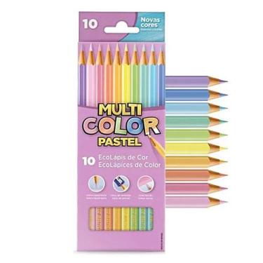 Imagem de Lapis de cor multicolor pastel c/10 faber castell