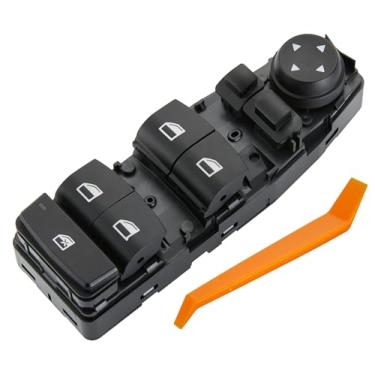 Imagem de ZAPOSTS Interruptor de janela elétrico serve para BMW X3 F25, 530i, 540i, 535d, F07 535i, F10 528i, F10 550i, F06 640i, 650i, M5. Interruptor mestre vidrios da porta de controle lateral do motorista.