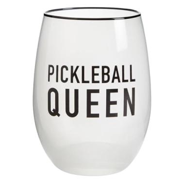 Imagem de Santa Barbara Design Studio Taça de vinho sem haste Lili + Delilah, 500 ml, Pickleball Queen